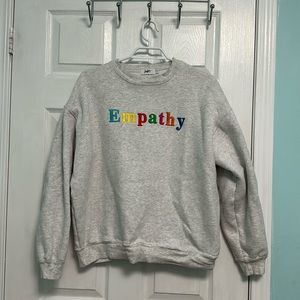 The Mayfair Group Empathy Always Crewneck Sweater